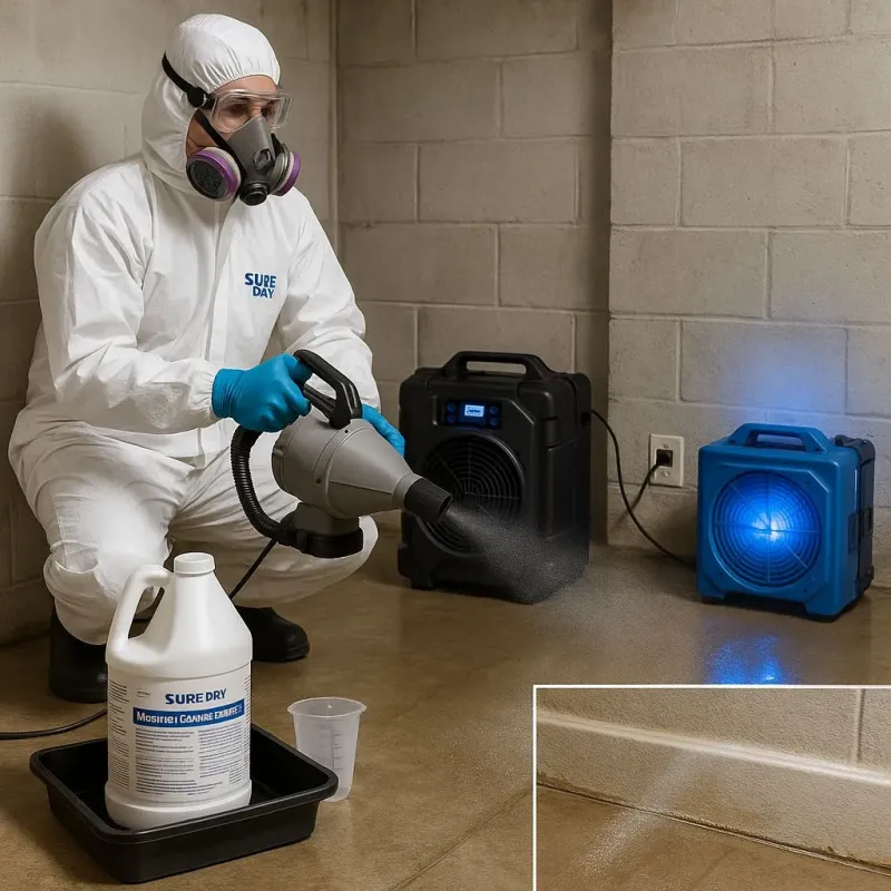 Sanitization and Odor Removal process in Sunman, IN