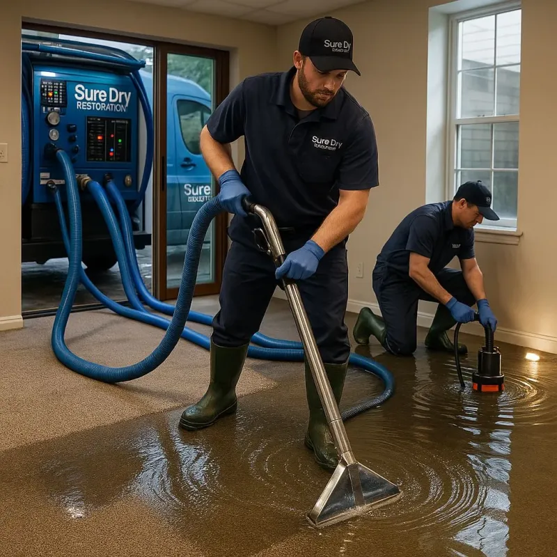 Water Extraction and Removal process in Sunman, IN